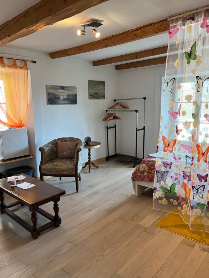 Chambre Papillon Avec Acces Terasse La Neuveville Exterior foto